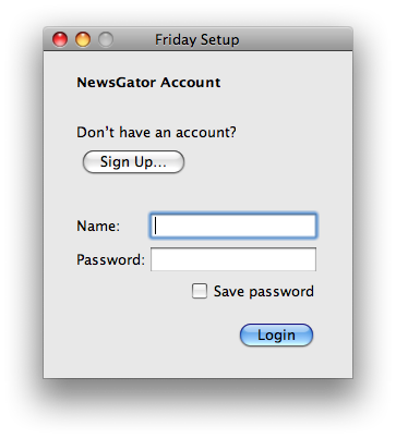 Friday on Mac OS X